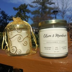 Citron and Mandarin Soy Wax Candle